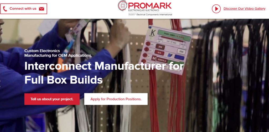 Promark Electronics inc.-Cable Assembly Manufacturers in Canada