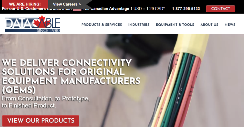 The Data Cable Co. Inc.-Cable Assembly Manufacturers in Canada
