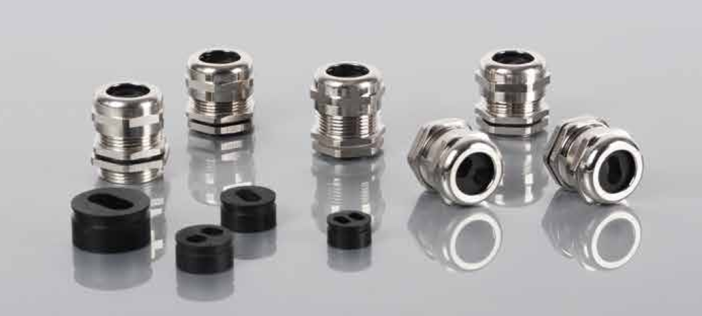 Metric Type Metal Cable Glands for Flat Cable and ASI-Bus Cable