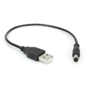 USB to 5.5X2.1mm DC power cable